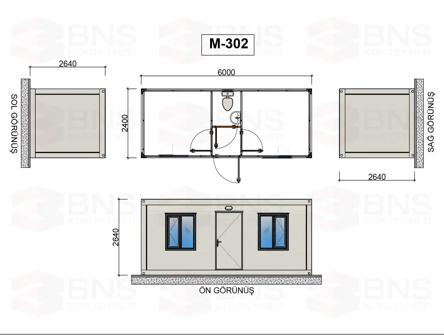 konteyner m302, konteyner-240x600, çalışma konteynerleri