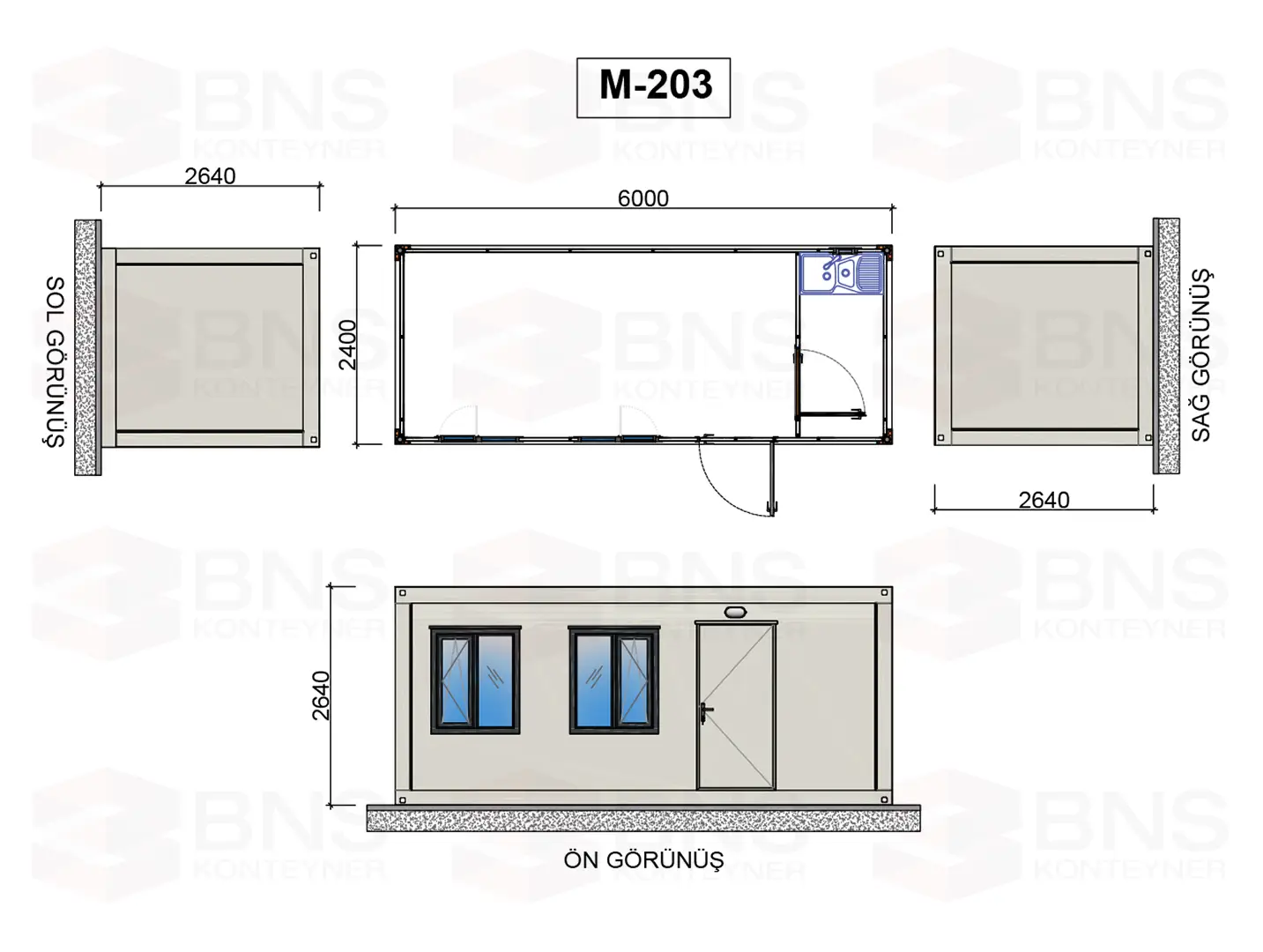 konteyner m203, konteyner-240x600, çalışma konteynerleri