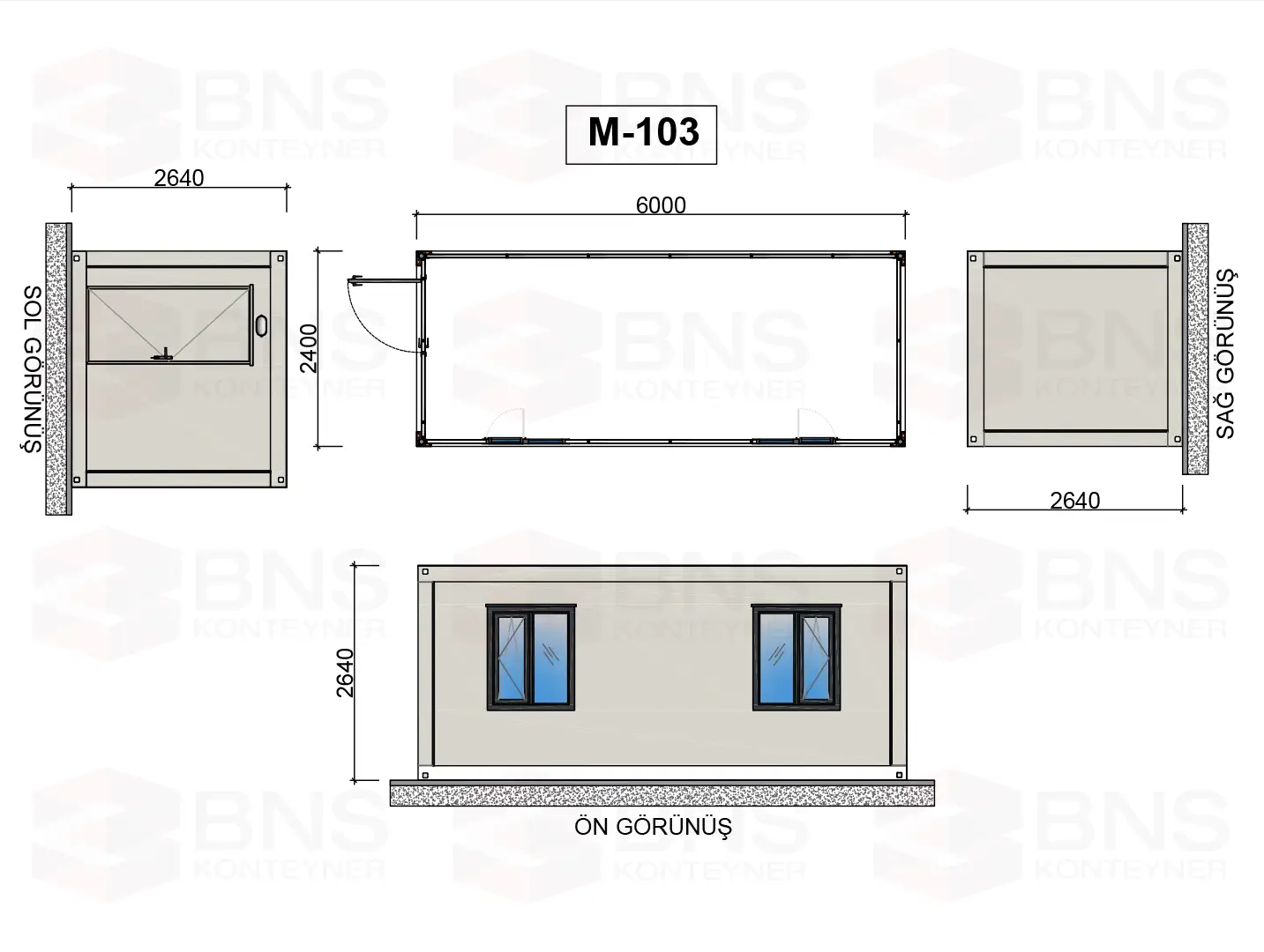 konteyner m103, konteyner-240x600, çalışma konteynerleri